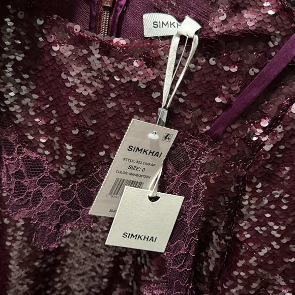 Mako Mini Dress in Mangosteen - Picture 4 of 5